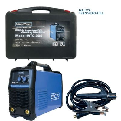 Weltec - Maquina De Soldar Wtc 200 Inverter/mma – Tig Panel Digital