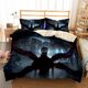 thumbnail image 1 of Japanese Bedding Set Single Twin Full Queen King Size Tokyo Bed Set Aldult Kid Bedroom Duvetcover Sets Bed Sheets, 1 of 5