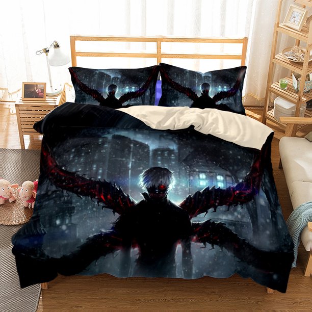 Japanese Bedding Set Single Twin Full Queen King Size Tokyo Bed Set Aldult Kid Bedroom Duvetcover Sets Bed Sheets