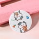 thumbnail image 1 of 1PCS Mini Mirror Cartoon Touch Up Makeup Cartoon Small Mirror Skin Care Tools Pu Handheld Small Round Mirror Health & Beauty, 1 of 3