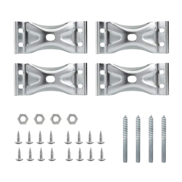 Soporte de esquina POWERTEC Kerf Mount, paquete de 4 unidades para patas de mesa de café