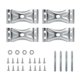 thumbnail image 1 of Soporte de esquina POWERTEC Kerf Mount, paquete de 4 unidades para patas de mesa de café, 1 of 7