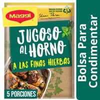 Base Jugoso Al Horno A Las Finas Hierbas (5 Porciones) Sobre 24 G Maggi
