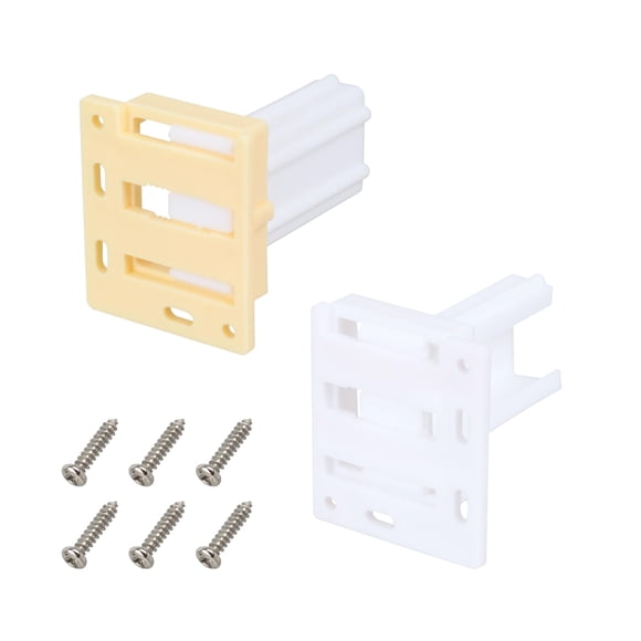 Juego de soportes para corredera de cajón KAKAPEOPLE H306 canal de 3/4"