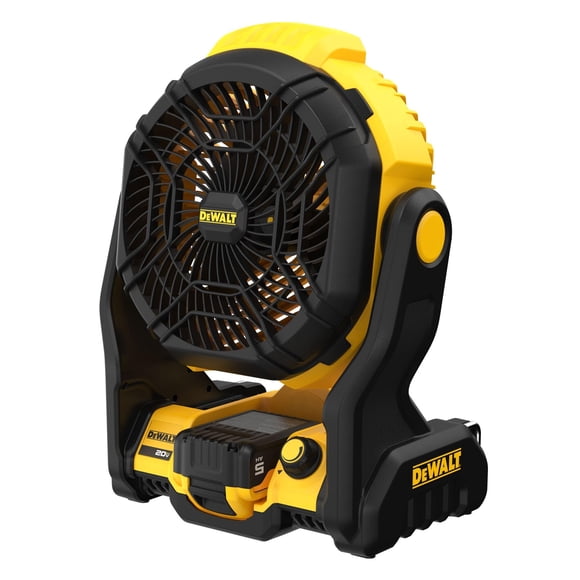 Ventilador DEWALT DCE512P1 20V MAX inalámbrico para trabajo con batería