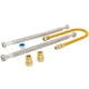 thumbnail image 1 of Kit de instalación de calentador de agua a gas Eastman con mangueras de 46 cm, 1 of 6
