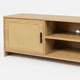 thumbnail image 4 of Rack De Tv Madera Natural Con Puerta Rattan 120 Cm, 4 of 8