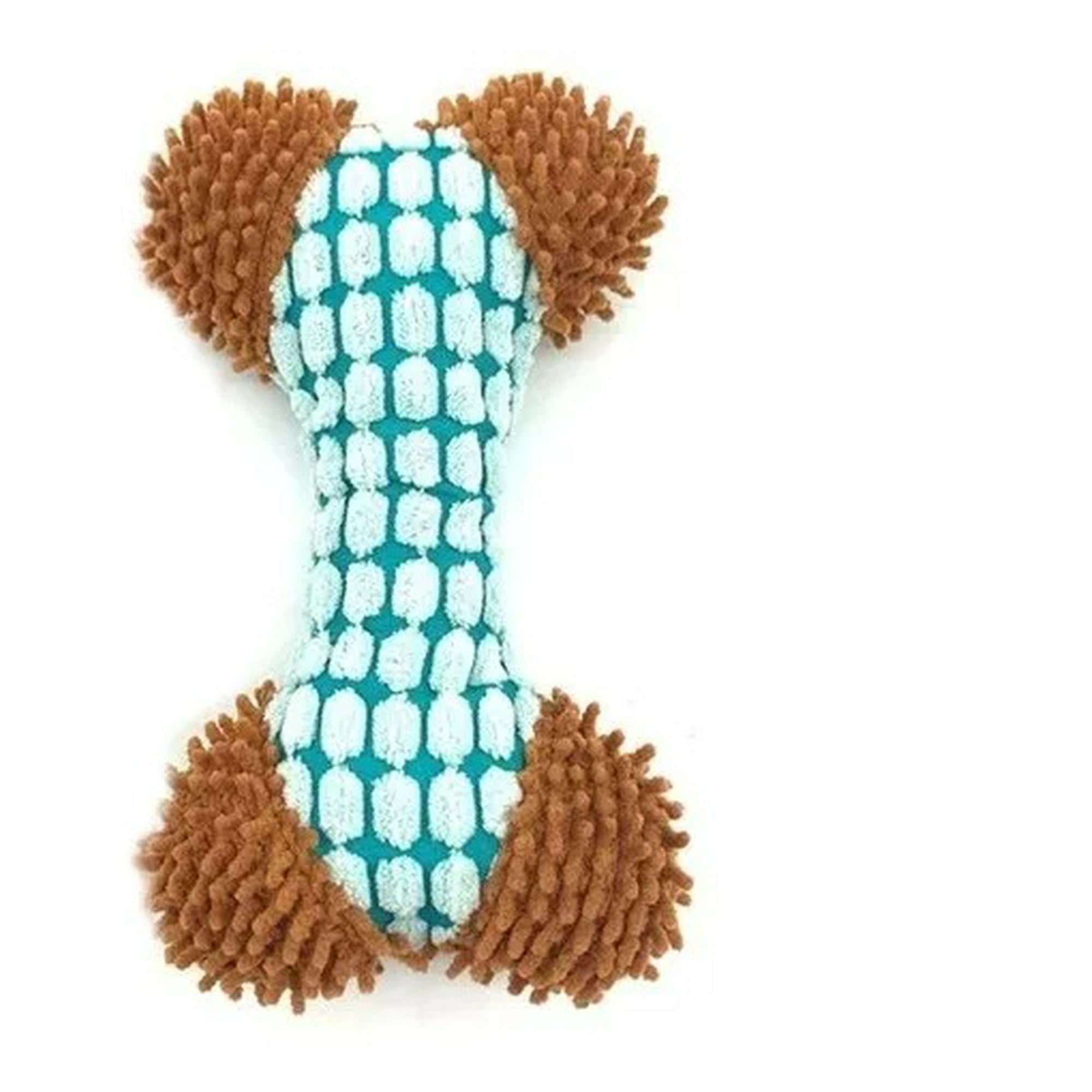 Defensor - Peluche Para Mascota Sonoro Con Forma De Hueso Color Celeste