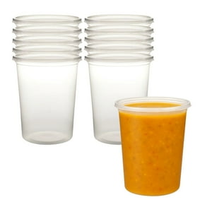 Disparo - Set 100 Envase Sopa 32Oz 946Ml Envase Desechable Alimento