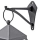 thumbnail image 2 of 2 Pieza 6 "al aire libre interior decorativo pequeño Planter lanterna ganchos para la pared colgando campana de viento colibrí alimentador colgantes, negro, 2 of 3