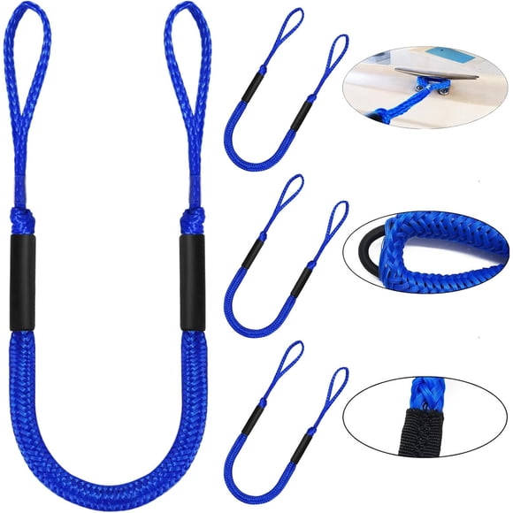 Cabos de Amarre Jranter, 4 Unidades, 4 ft a 5,5 ft, PWC