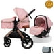 thumbnail image 1 of Coche Travel System Con Accesorios LuBabycas X1 Rosado, 1 of 8