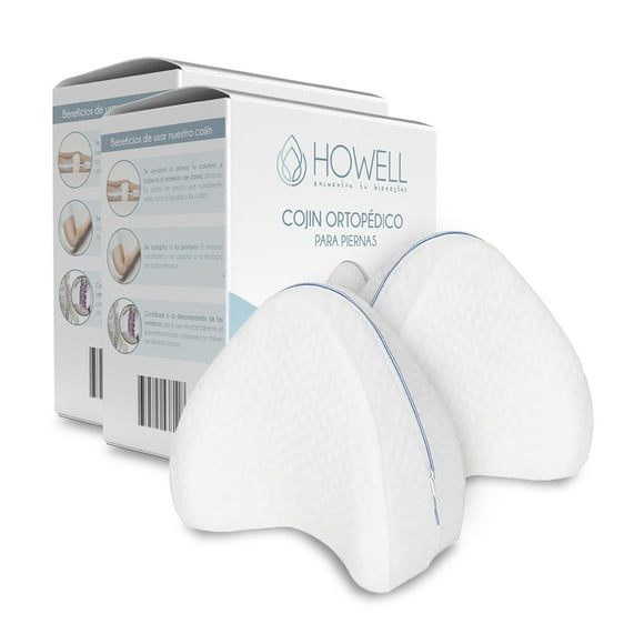 Pack X2 Almohada Memory Para Piernas Cojín Ortopédico Memory