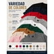 thumbnail image 3 of Pack 10 Poleras Basicas 100% Algodon Cuello Redondo 200g Carbon Xxl Lisa, 3 of 3