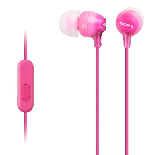 Audífonos In Ear Ex15ap Con Cable Rosado 1 Un Sony