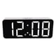thumbnail image 3 of Despertador De Escritorio Reloj Digital LED Pantalla Grande Pantalla Negra Espejada, 3 of 5