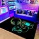thumbnail image 2 of 1pc Area Rug, Game Set Pattern, Living Room Bedroom Game Console Anti Slip Floor Mat, Game Console Print Pattern Floor Mat, 2 of 3