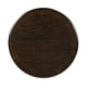 thumbnail image 1 of Retro Round Wooden End Table, Sofa Side Table with X-shape Base for Family Dining or Living Room. Espresso, 1 of 3