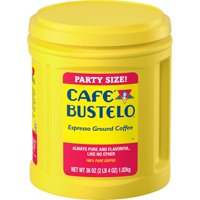 Cafe Bustelo - Café Café Bustelo Espresso Molido Y Tostado Oscuro, 1,06 Litros