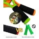 thumbnail image 4 of Raqueta de tenis para niños Crefotu de 17 pulgadas con 2 pelotas blandas y 2 pelotas de tenis, 4 of 8
