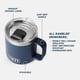 thumbnail image 2 of Taza para beber YETI Rambler, 300 ml, de acero inoxidable, apilable, 2 of 9