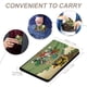 thumbnail image 4 of Código: KND Porta Pasaporte y Cartera de Viaje Premium de Cuero PU, Funda de Pasaporte Bloqueo RFID con Ranuras para Tarjetas de Crédito, Estuche para Libro de Pasaporte para Familia 10cm × 15cm, 4 of 6