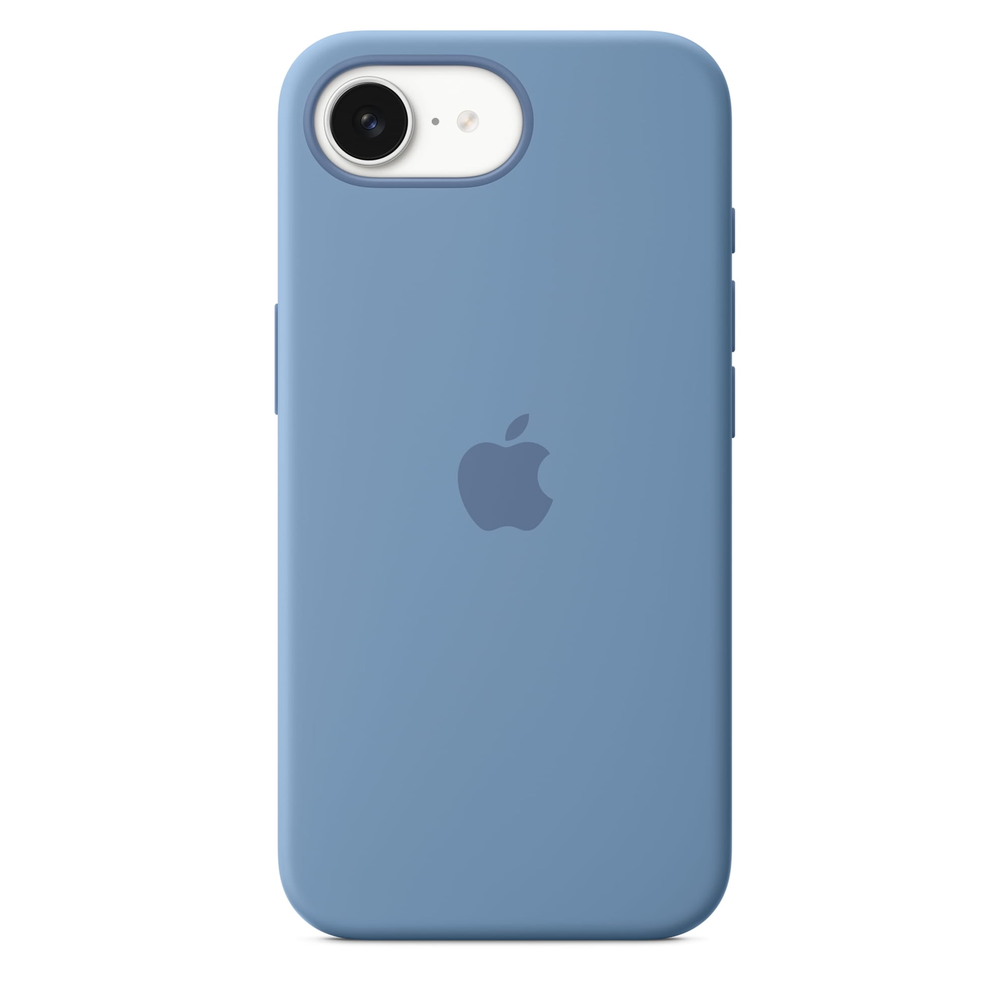 Funda De Teléfono Apple Silicone Winter Blue Para Iphone 16e