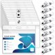 thumbnail image 1 of Juego de soportes para tarjetas Maileto, transparentes, horizontales, con clips metálicos, 100 unidades, 1 of 1