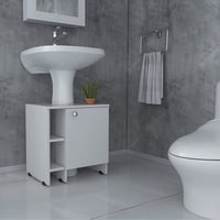 Tuhome - Mueble Para Lavamanos Bath 1 Puerta 50,9X47X37,4 Cm Blanco