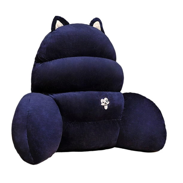 Almohada Para La Espalda, Cojín Para La Espalda, Almohada Para La Cintura, Cómoda Cama, Cojín Suave Para El Respaldo, Color Azul Marino