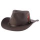 thumbnail image 1 of Sombrero Scala Classico de fieltro aplastable Outback gris, talla mediana, 1 of 5