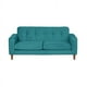 thumbnail image 1 of Sofa Salerno 3C Tela Velvet Turquesa, 1 of 4