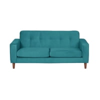 Latam Home - Sofa Salerno 3C Tela Velvet Turquesa
