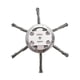thumbnail image 5 of Discos de alambre de acero de 5,91 pulgadas para recortadora, cabezal de repuesto sólido para cepillo rotatorio de malezas, cabezal para desmalezadora 6 cuchillas, 5 of 5