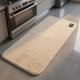 thumbnail image 1 of REGALWOVEN Alfombras y Tapetes de Cocina Lavables, Alfombra de Cocina Antideslizante Absorbente de Poliéster, Alfombra Moderna de Color Sólido Beige 47" x 20", 1 of 6