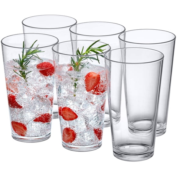 Juego de 6 vasos Amazing Abby 850 ml libres de BPA