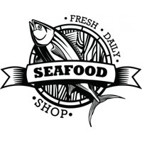 Rienda Libre Graphics - Decomural Seafood Shop Sign Ws-44576
