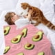 thumbnail image 2 of Aguacate anti-pilling, suave, ligera, esponjosa y acogedora de lujo para hogar y cocina – Perfecta para niños y adultos, 100 x 150 cm, 2 of 6
