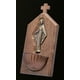 thumbnail image 2 of Fuente de agua bendita Intercession Virgen de la Gracia en madera, 2 of 7