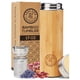 thumbnail image 1 of Botella de té de bambú LeafLife Premium para té a granel, 500 ml, 1 of 9