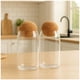 thumbnail image 3 of Set 2 Botellas Frascos Contenedor 570mL Vidrio 10cm Tapa, 3 of 3