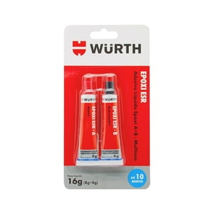 Adhesivo Epoxi Transparente Wurth 16 Grs