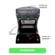 thumbnail image 5 of Foco Aplique Solar Muro Exterior 1,5w 220lm Ip65 Cálida 8h Negro, 5 of 8