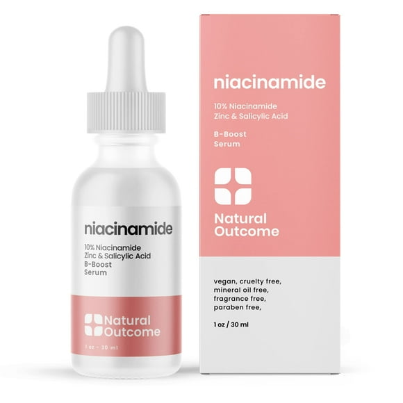 Suero Natural Outcome B-Boost Niacinamida 10% + Zinc 2%