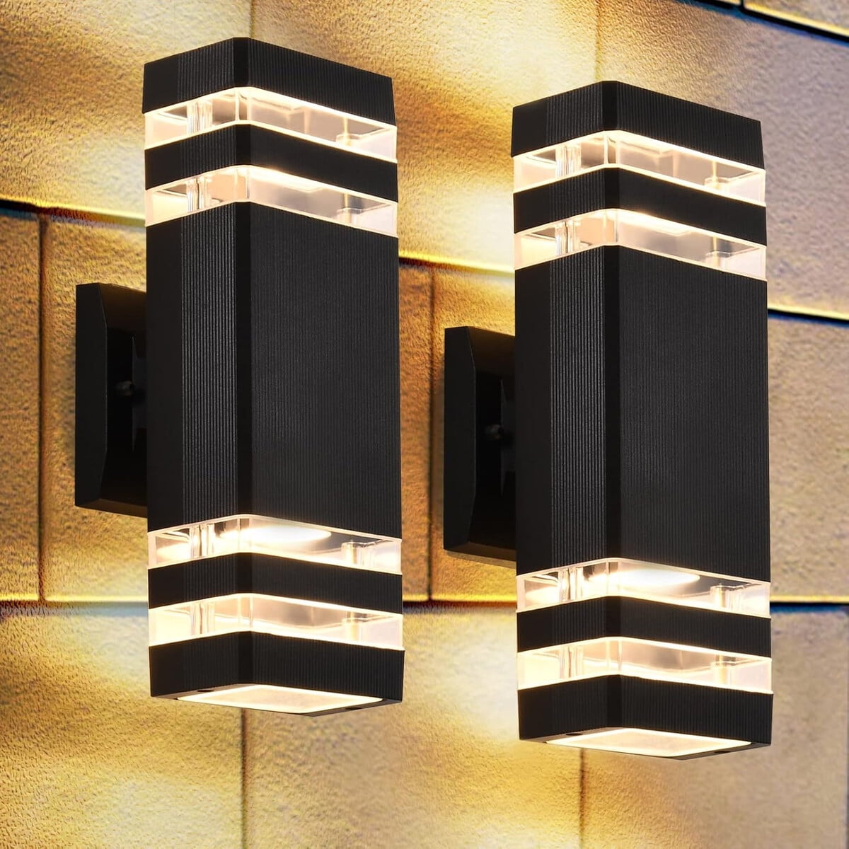 Aplique Exterior Dastor Led 2 Pack 3000k Impermeable Gu10