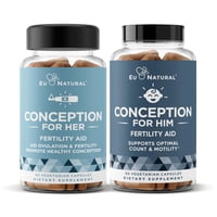 Suplementos De Fertilidad Eu Natural Conception Her & Him, 120 Unidades
