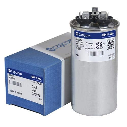 Condensador GE Genteq 35 + 3uF 370V 97F9472 (reemplaza al 97F9472BZ2)