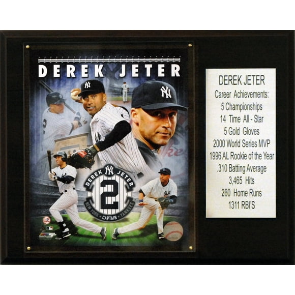 Placa C&I Collectables MLB Derek Jeter New York Yankees