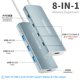 thumbnail image 2 of Hub USB C VANGREE 8 en 1 con 3 USB 3.2 Gen 2, 4K @60Hz HDMI 100 W PD, 2 of 9