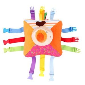 Bothyi - Hebilla De Felpa Montessori Para Desarrollar Habilidades Motoras Para Niños Pequeños Pájaro